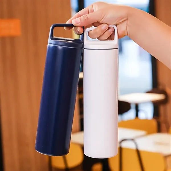600ml Casual Thermos Cup With Portable Straight