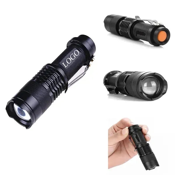 Led Telescopic Zoom Mini Light Flashligh