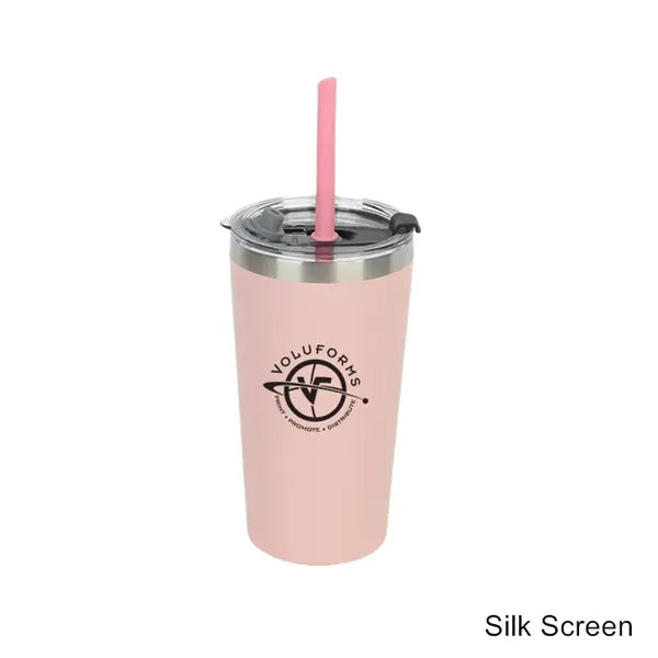 8/12 oz Double Wall Stainless Steel Kids Sipper Tumbler