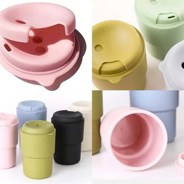 Silicone Coffee Cups Eco-friendly Water Bottle Business Gift