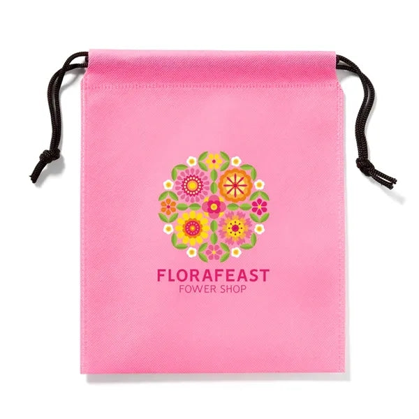 Full Color Non-Woven Drawstring Pouch