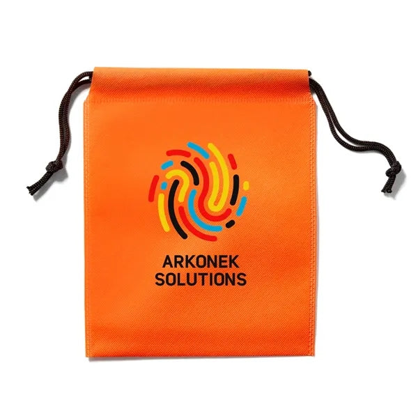 Full Color Non-Woven Drawstring Pouch