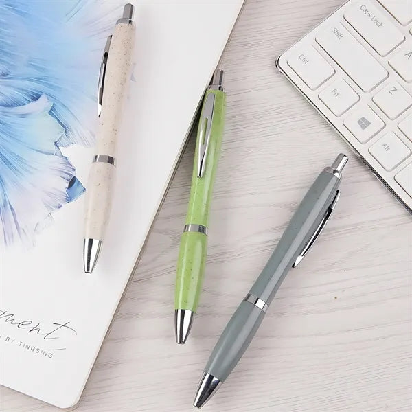 Eco Friendly Wheat Straw Pens Sustainable Ballpoint Products