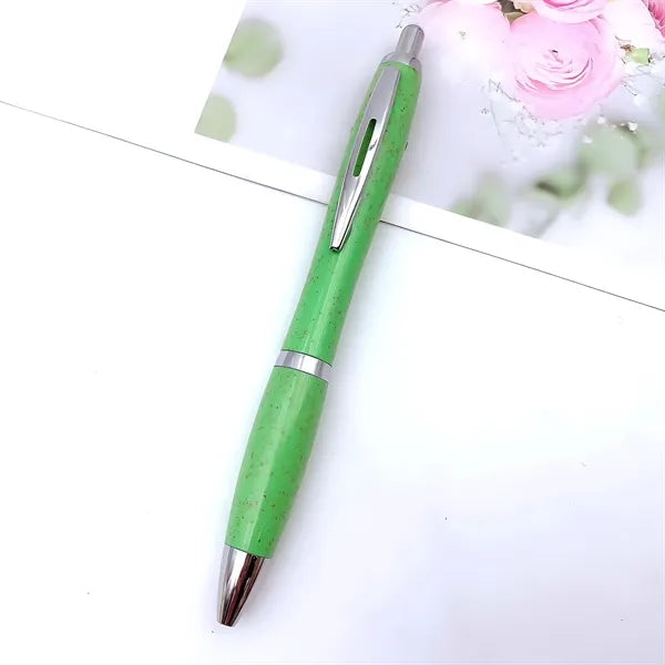 Eco Friendly Wheat Straw Pens Sustainable Ballpoint Products