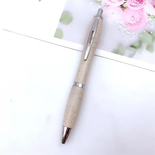 Eco Friendly Wheat Straw Pens Sustainable Ballpoint Products