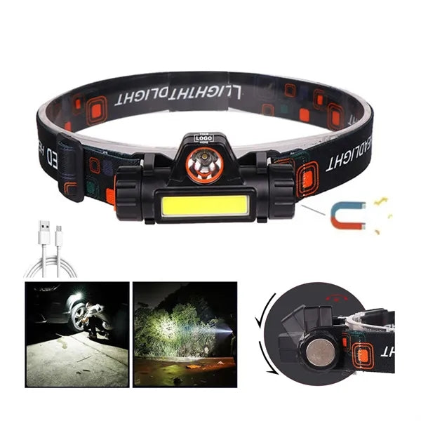 Rechargeable Light Weight Waterproof LED Headlamp