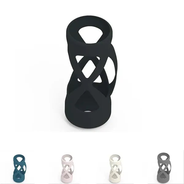 Water Bottle Silicone Slip Resistant Sleeve With Handle