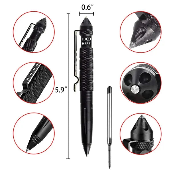 Multi Function Military Outdoor Self Defense Tactical Pen