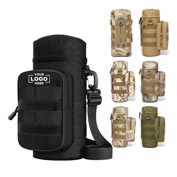 Tactical Kettle Bag Bottle Holder Outdoor Hiking Pouch