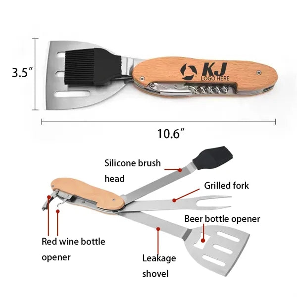5 in 1 Multipurpose Barbecue Tool Set