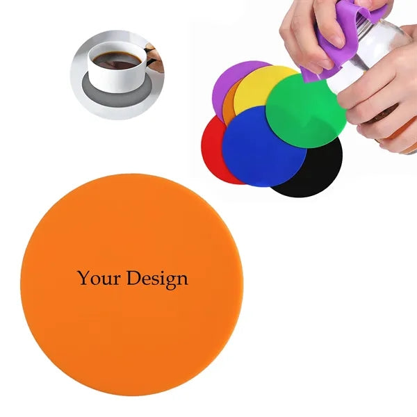 Silicone Round Jar Opener Coaster