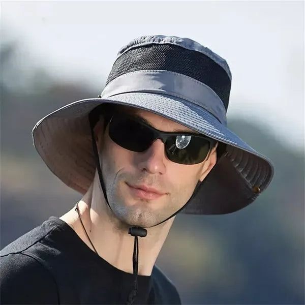 Unisex Breathable Mesh Bucket Hat