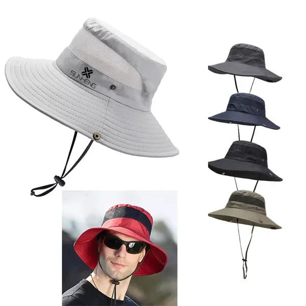 Unisex Breathable Mesh Bucket Hat