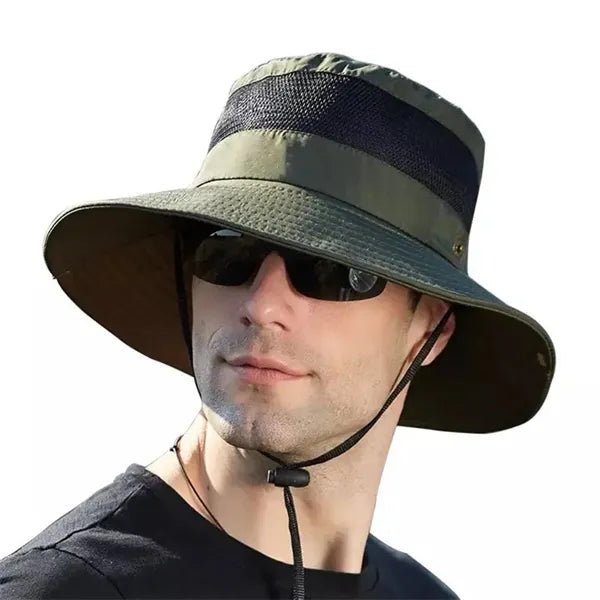 Unisex Breathable Mesh Bucket Hat