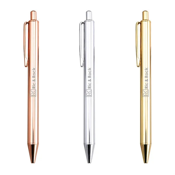 Click Activated Metal Pen
