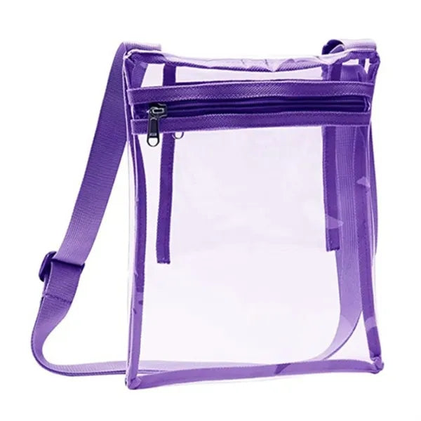 Adjustable Waterproof Transparent Crossbody Bag