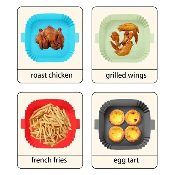Silica Gel Baking Pan Of Air Fryer