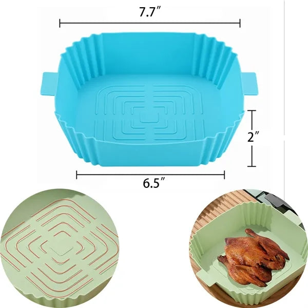 Silica Gel Baking Pan Of Air Fryer