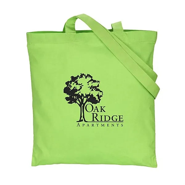 Cotton Sheeting Colored Economy Tote - 15-1/2" x 15"