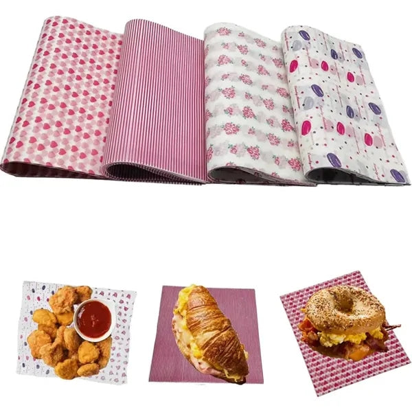 7*7Inch Waxed Deli Paper Sheets
