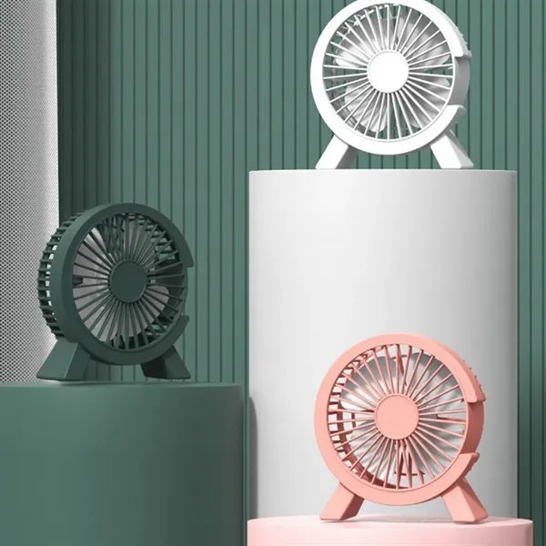 C Shape Mini Desk Stand Cooling USB Fan