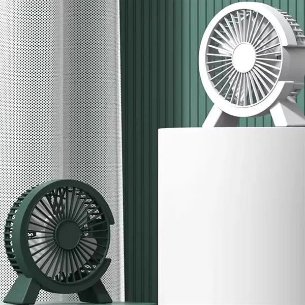 C Shape Mini Desk Stand Cooling USB Fan