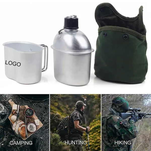 Military Canteen With Mug
