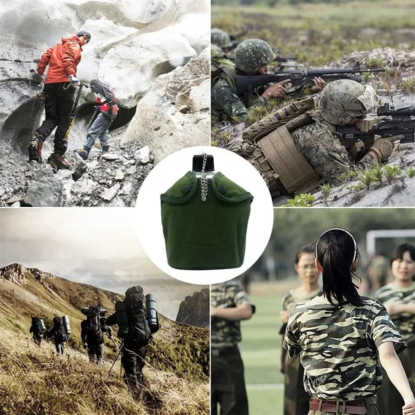 Military Canteen With Mug