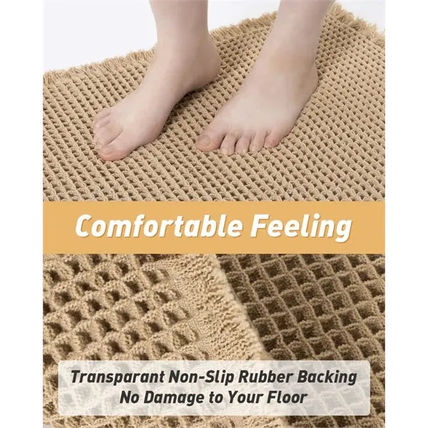 Upgraded Waffle Bath Mat