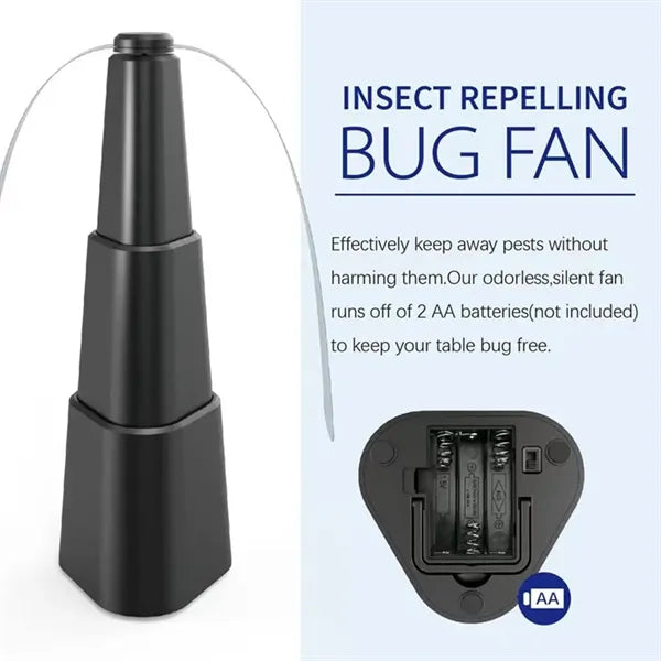 Fly Fan For Table Food Indoor Outside
