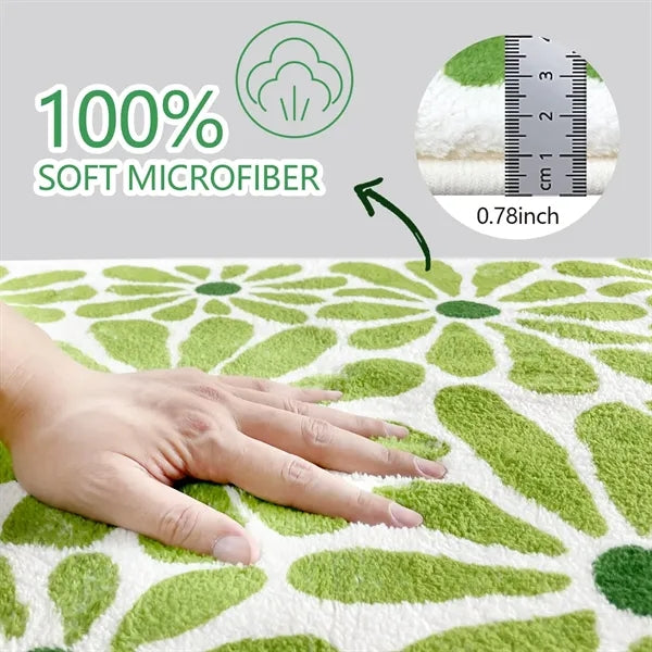 Green Bathroom Rugs Bath Mat
