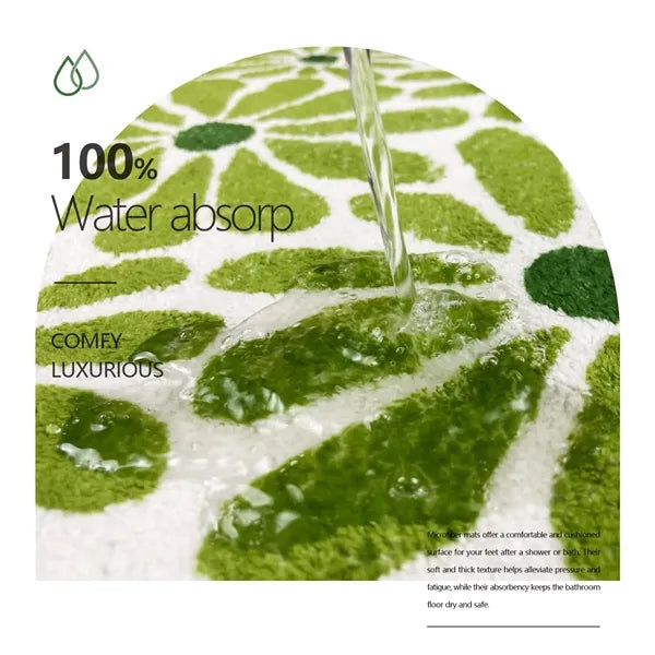 Green Bathroom Rugs Bath Mat