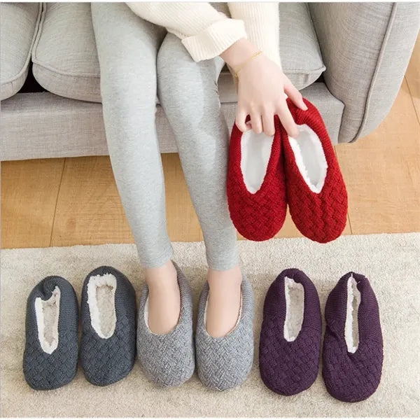 Warm Slipper Socks with Grippers