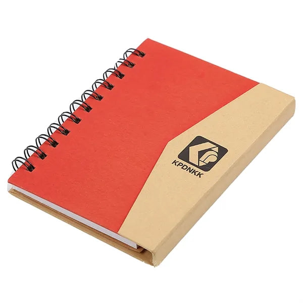 Kraft Spiral Notepad w/ Pen