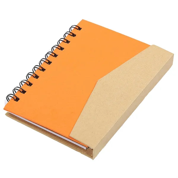 Kraft Spiral Notepad w/ Pen