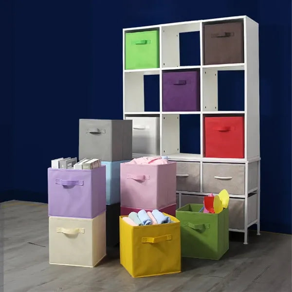 21L Foldable Fabric Storage Box Cube Drawer Folding Wardrobe