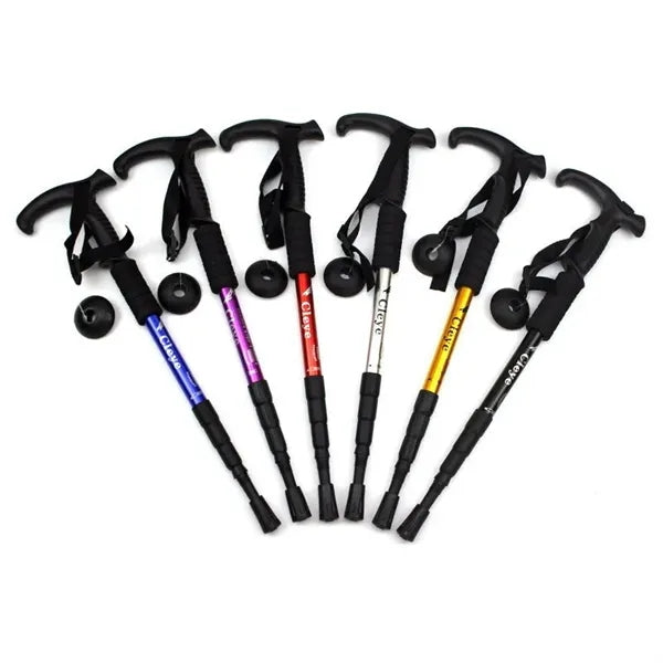 Lightweight Collapsible Aluminum Alloy Trekking Pole