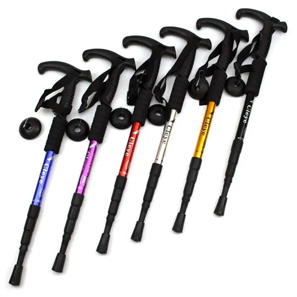 Lightweight Collapsible Aluminum Alloy Trekking Pole