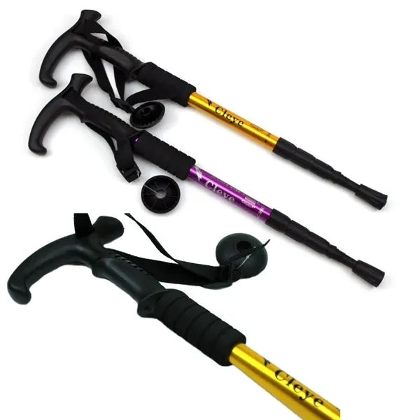 Lightweight Collapsible Aluminum Alloy Trekking Pole