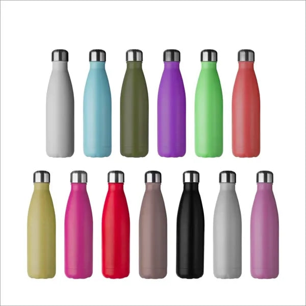 Double wall vacuum insulated stainless steel bottle