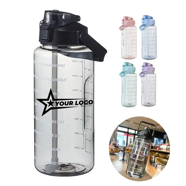67OZ. Water bottle with straw portable sports fitness cup