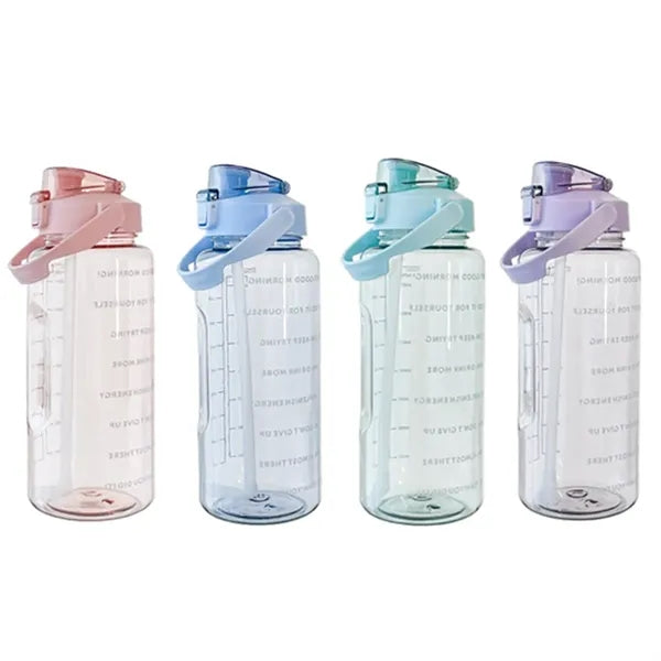 67OZ. Water bottle with straw portable sports fitness cup