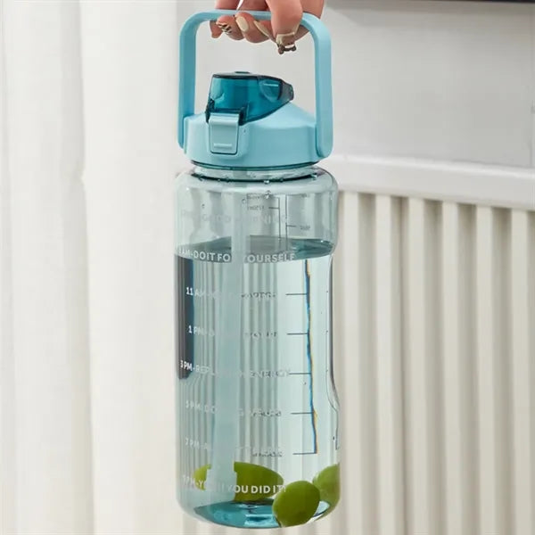 67OZ. Water bottle with straw portable sports fitness cup