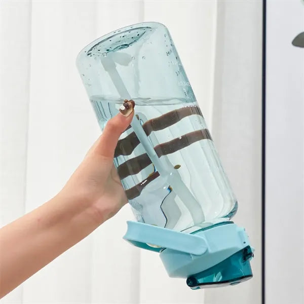 67OZ. Water bottle with straw portable sports fitness cup