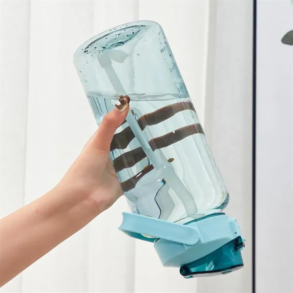 67OZ. Water bottle with straw portable sports fitness cup