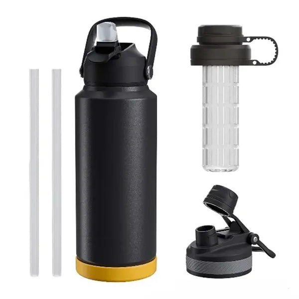 Insulated Water Bottle with Straw 18oz
