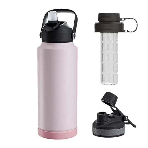 Insulated Water Bottle with Straw 18oz