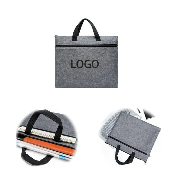 Portable Comfortable Oxford Zipper Business Briefcase
