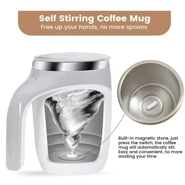 12.8 oz Self Automatic Magnetic Stirring Mug
