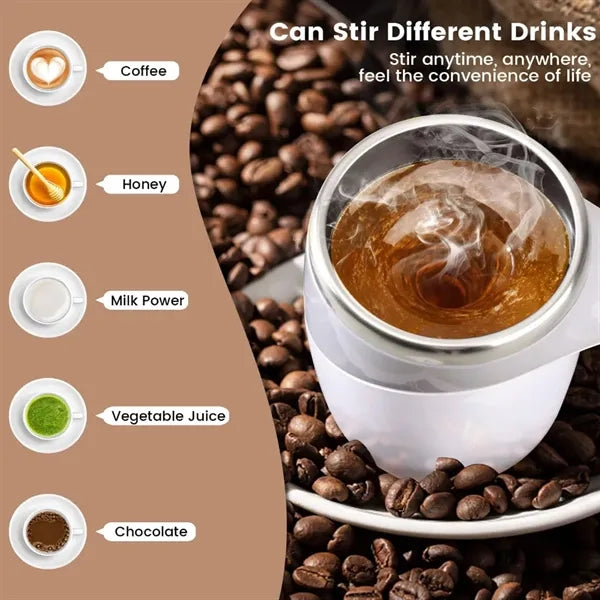 12.8 oz Self Automatic Magnetic Stirring Mug